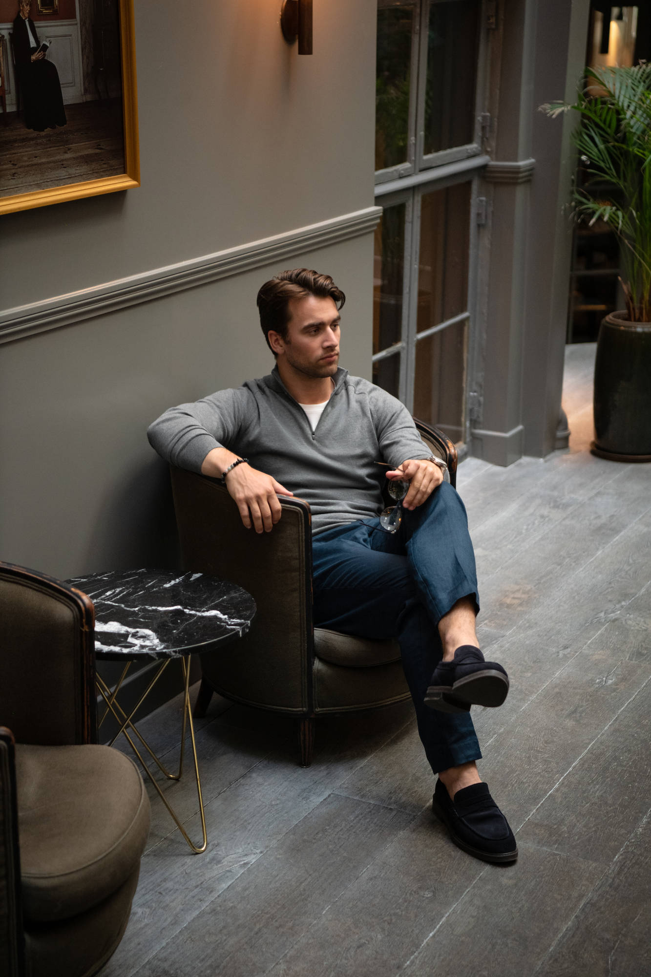 Brighton 1/4 zip neule