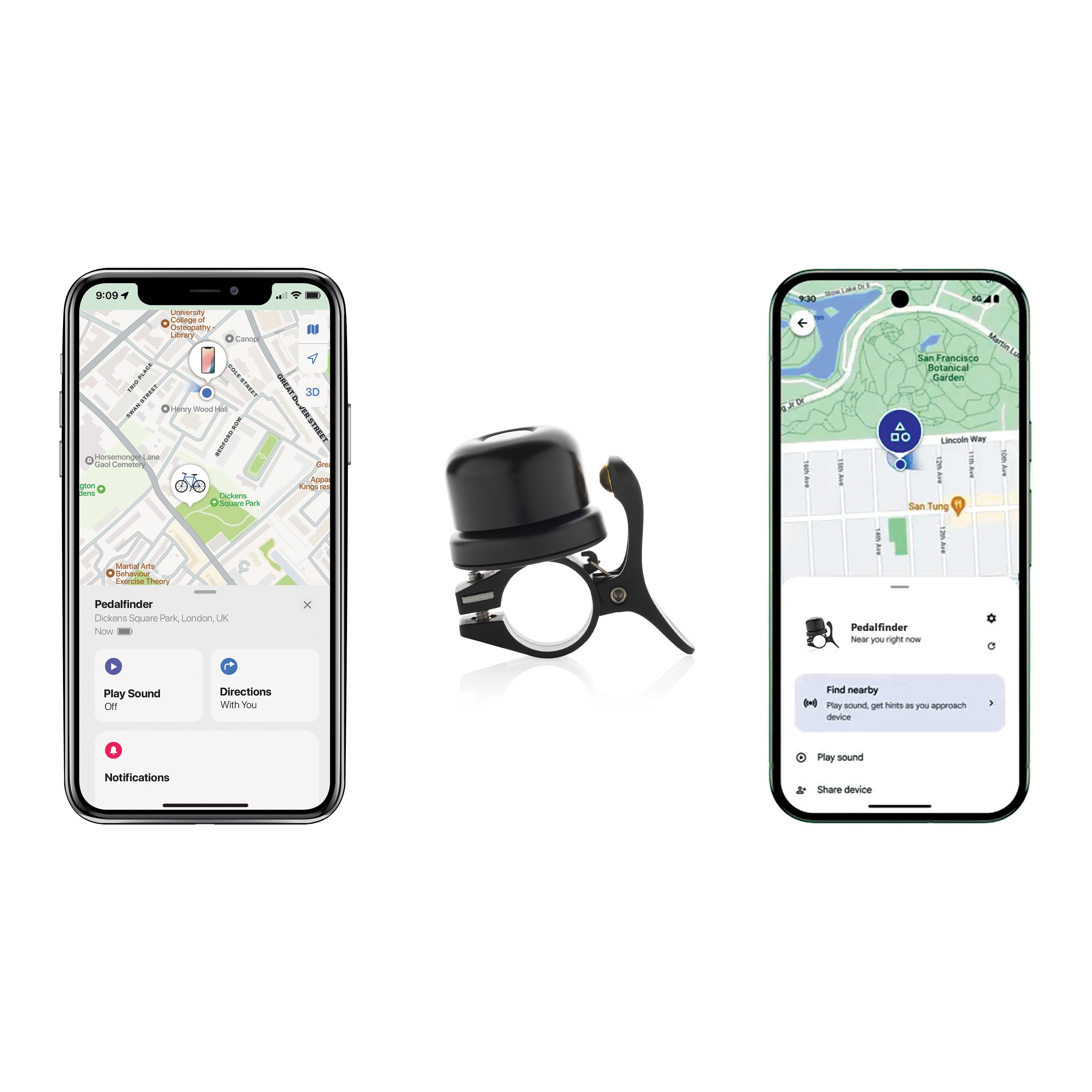 Bike Finder Dual RCS – pyörän kello paikannuksella